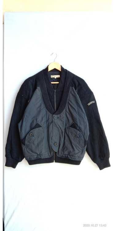 Bomber Jacket × Japanese Brand Black pia bomber st