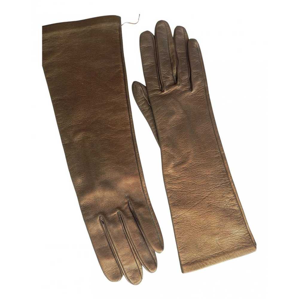 Yves Saint Laurent Leather long gloves - image 1