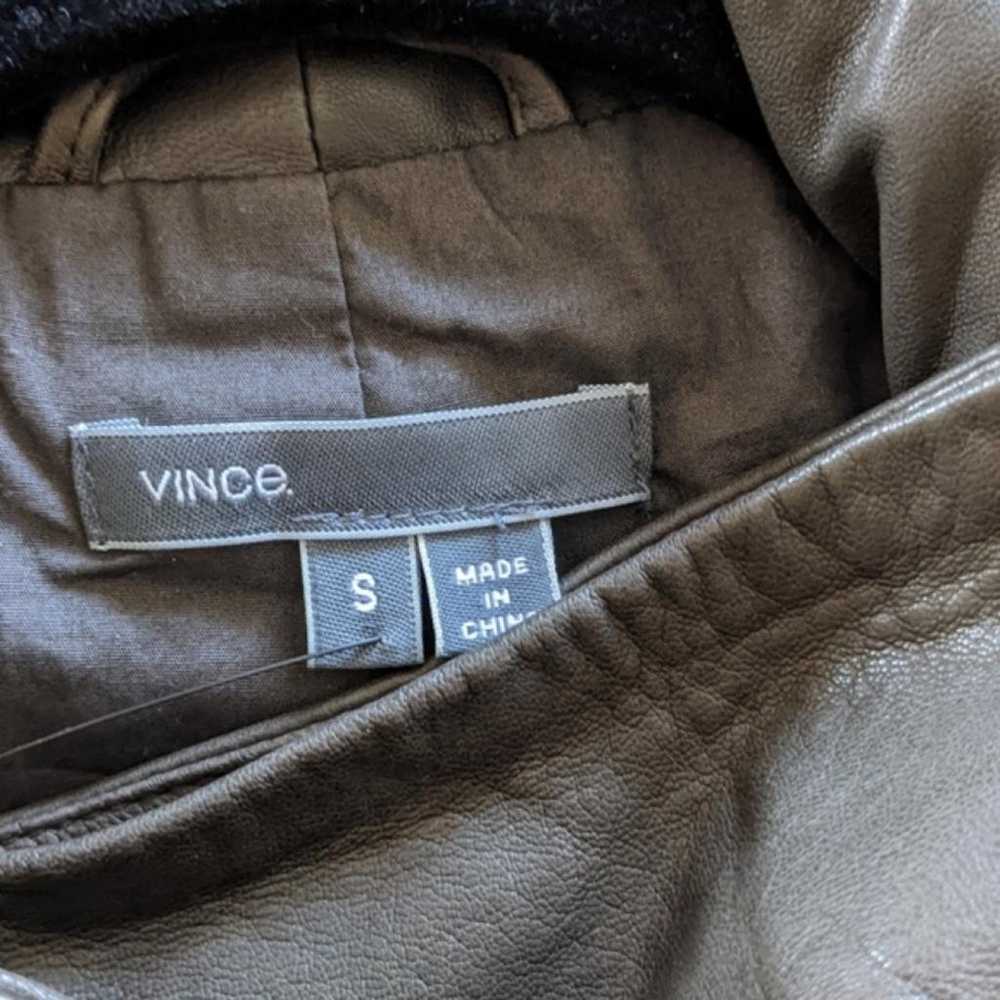 Vince Leather jacket - image 11