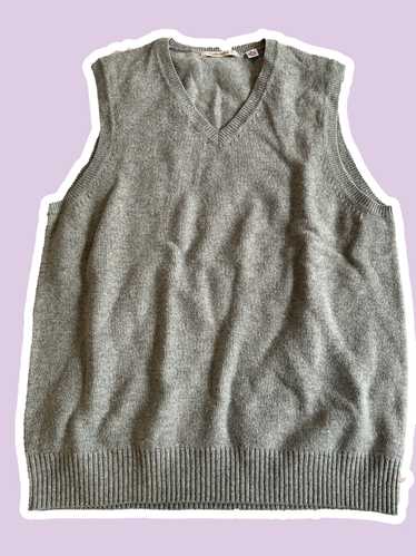 Uniqlo lambswool vest grey