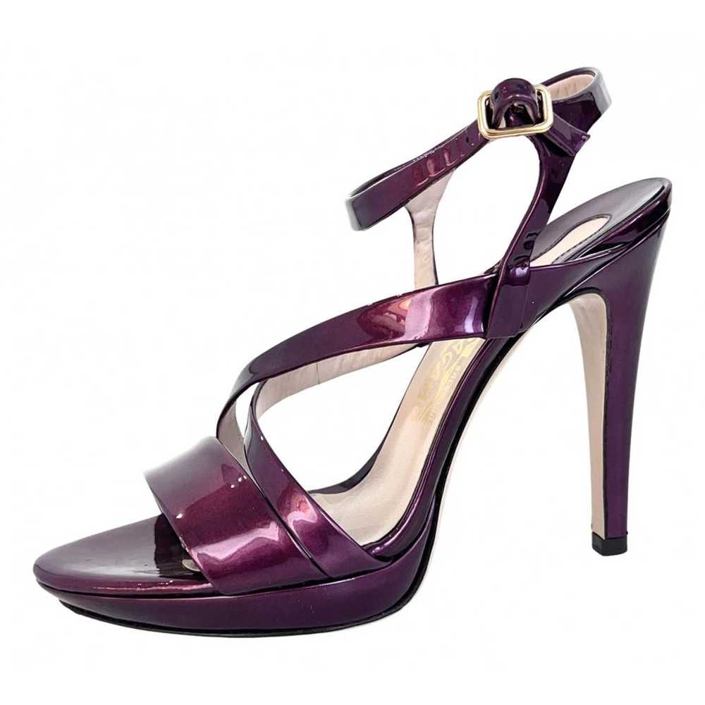 Salvatore Ferragamo Patent leather sandal - image 1