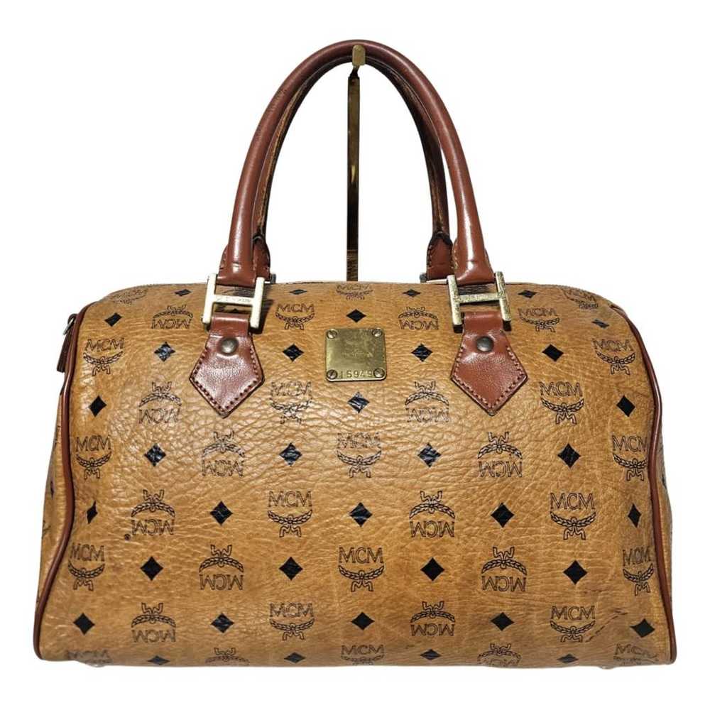 MCM Boston leather handbag - image 1