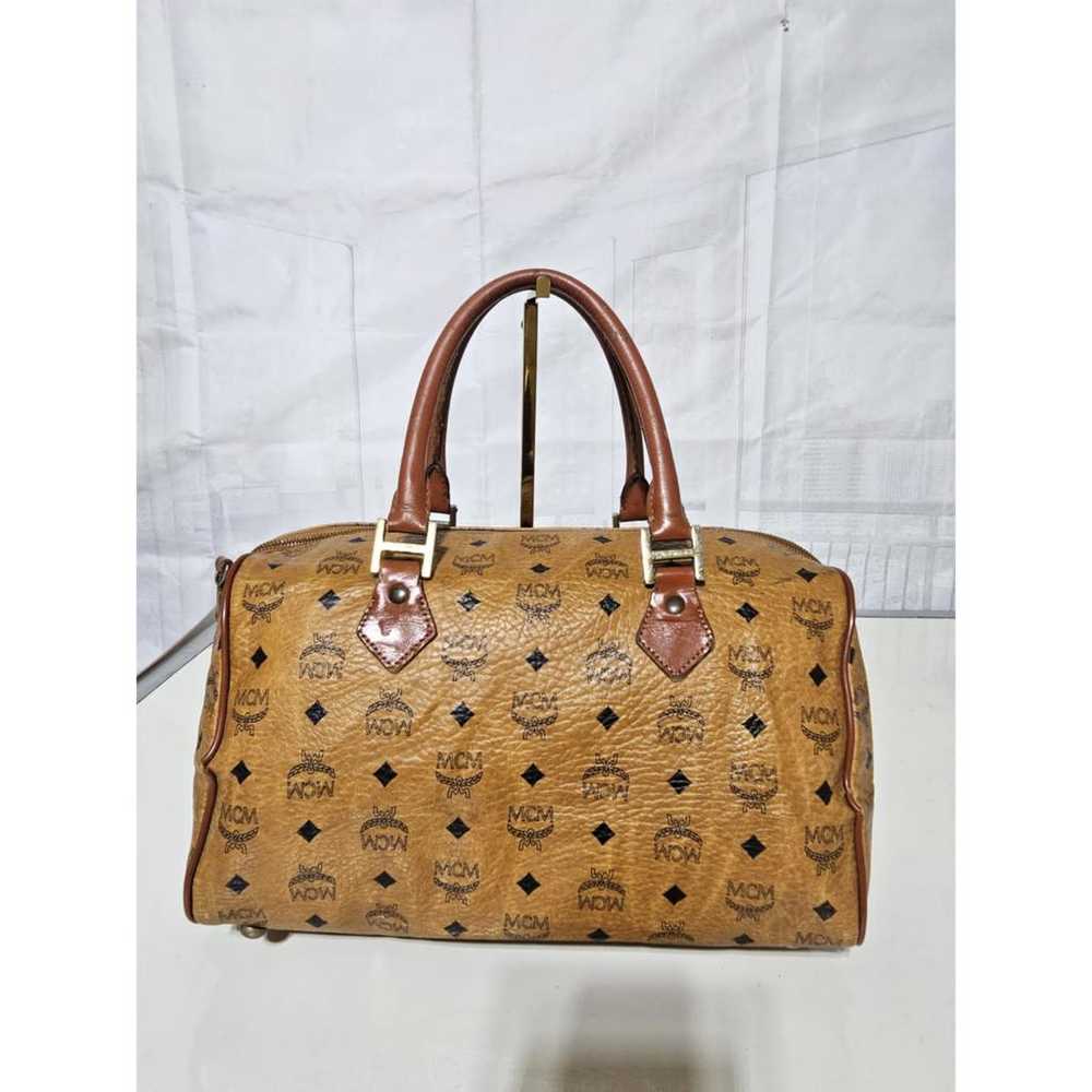 MCM Boston leather handbag - image 3