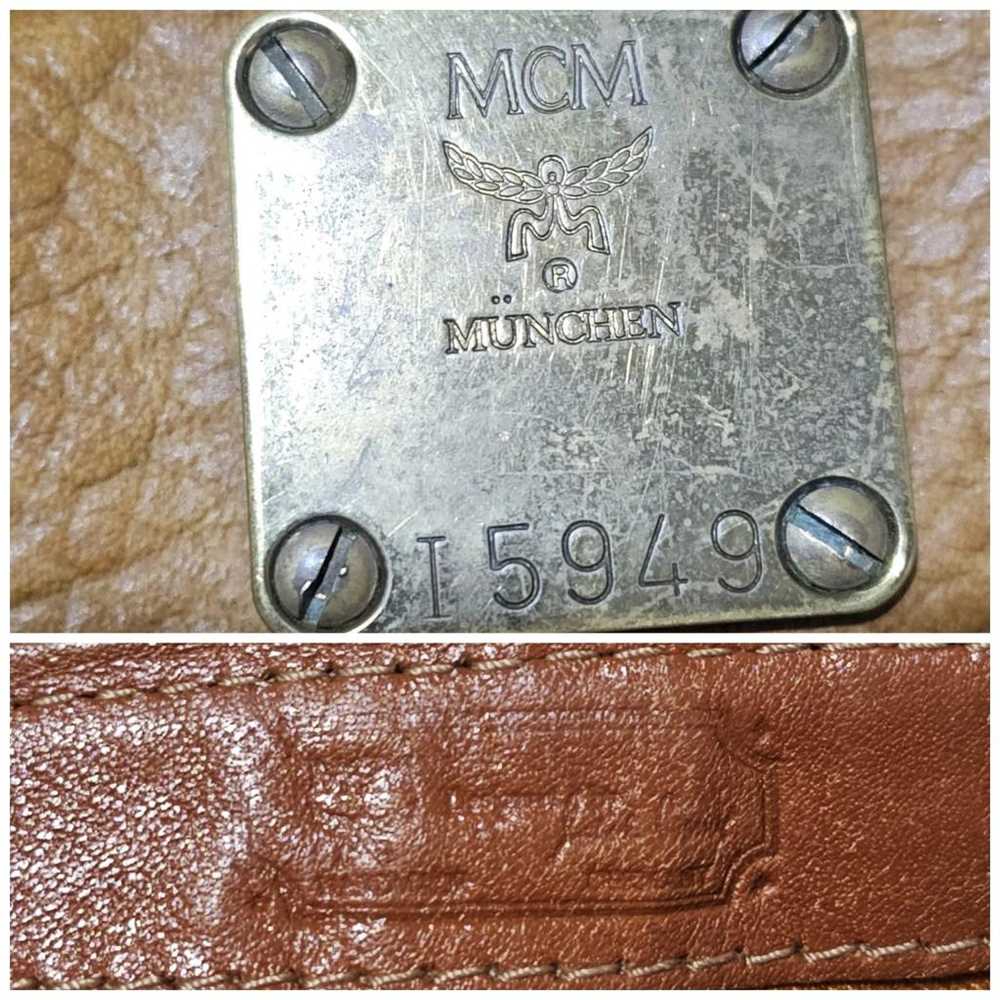 MCM Boston leather handbag - image 4