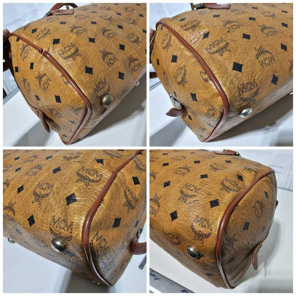 MCM Boston leather handbag - image 9