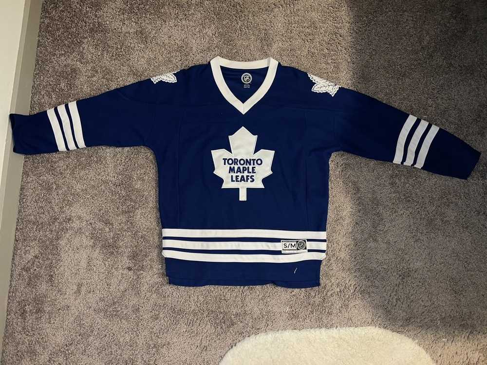 Toronto Maple Leafs Training Camp Authentic NHL Hockey Jersey Blue Size 58+  GOALIE #73 Sparks