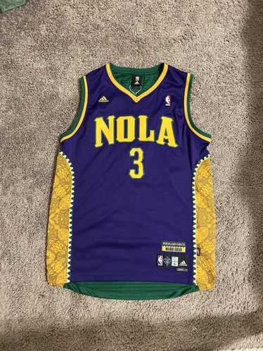 2009/10 Chris Paul New Orleans Hornets Mardi Gras Adidas Authentic