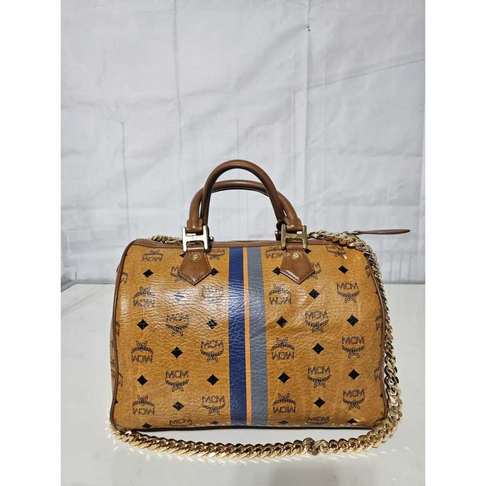 MCM Boston leather handbag - image 2
