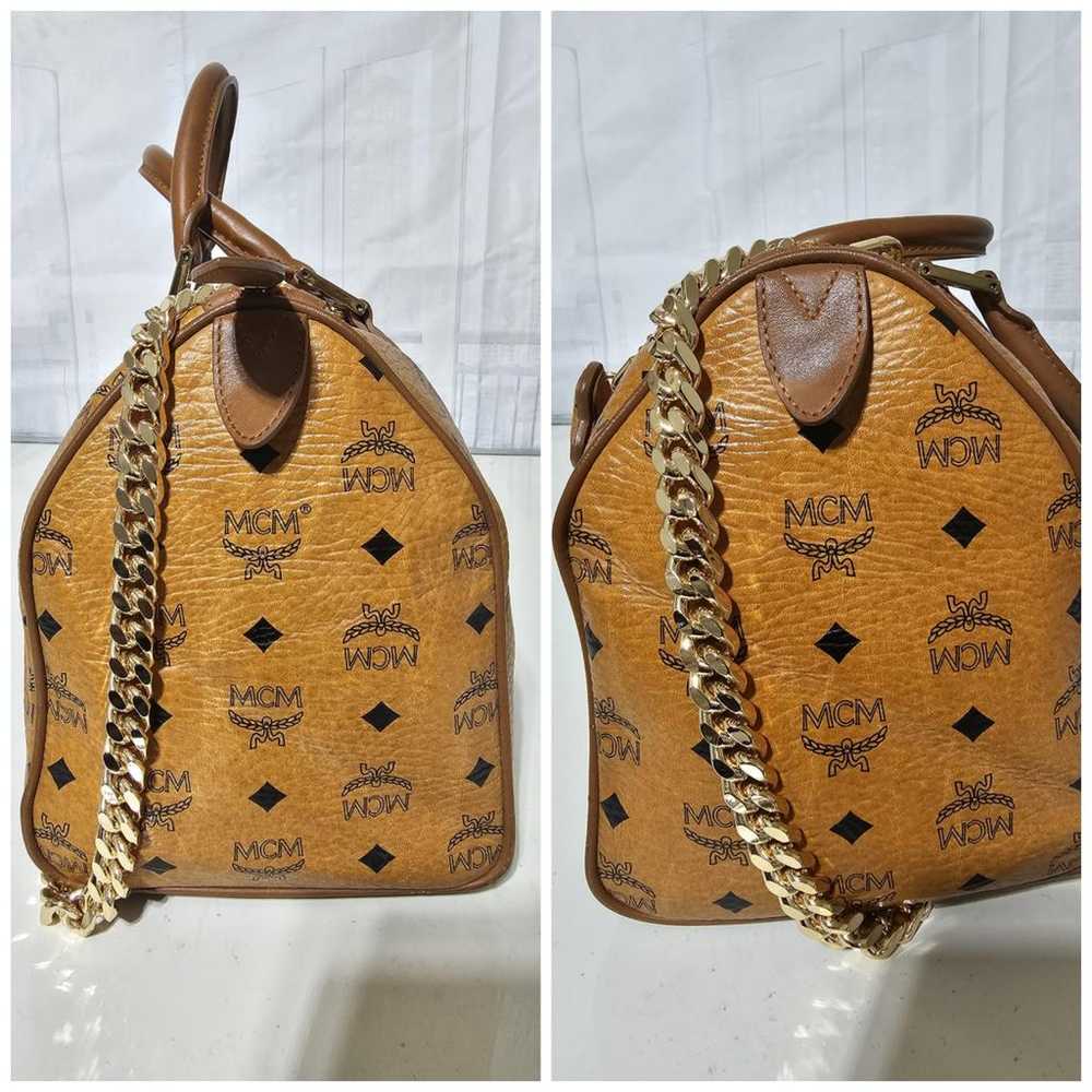 MCM Boston leather handbag - image 4