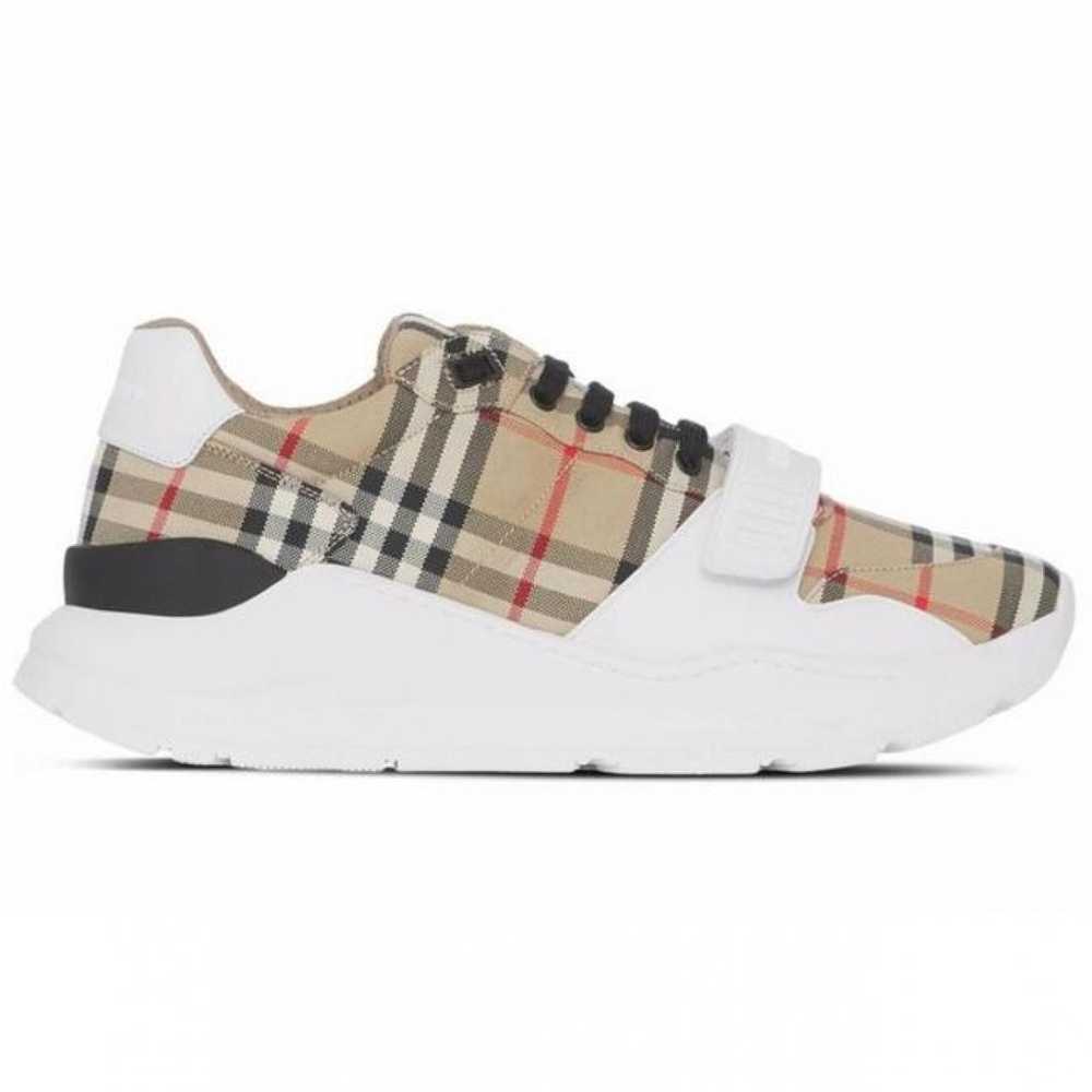 Burberry Regis leather trainers - image 4