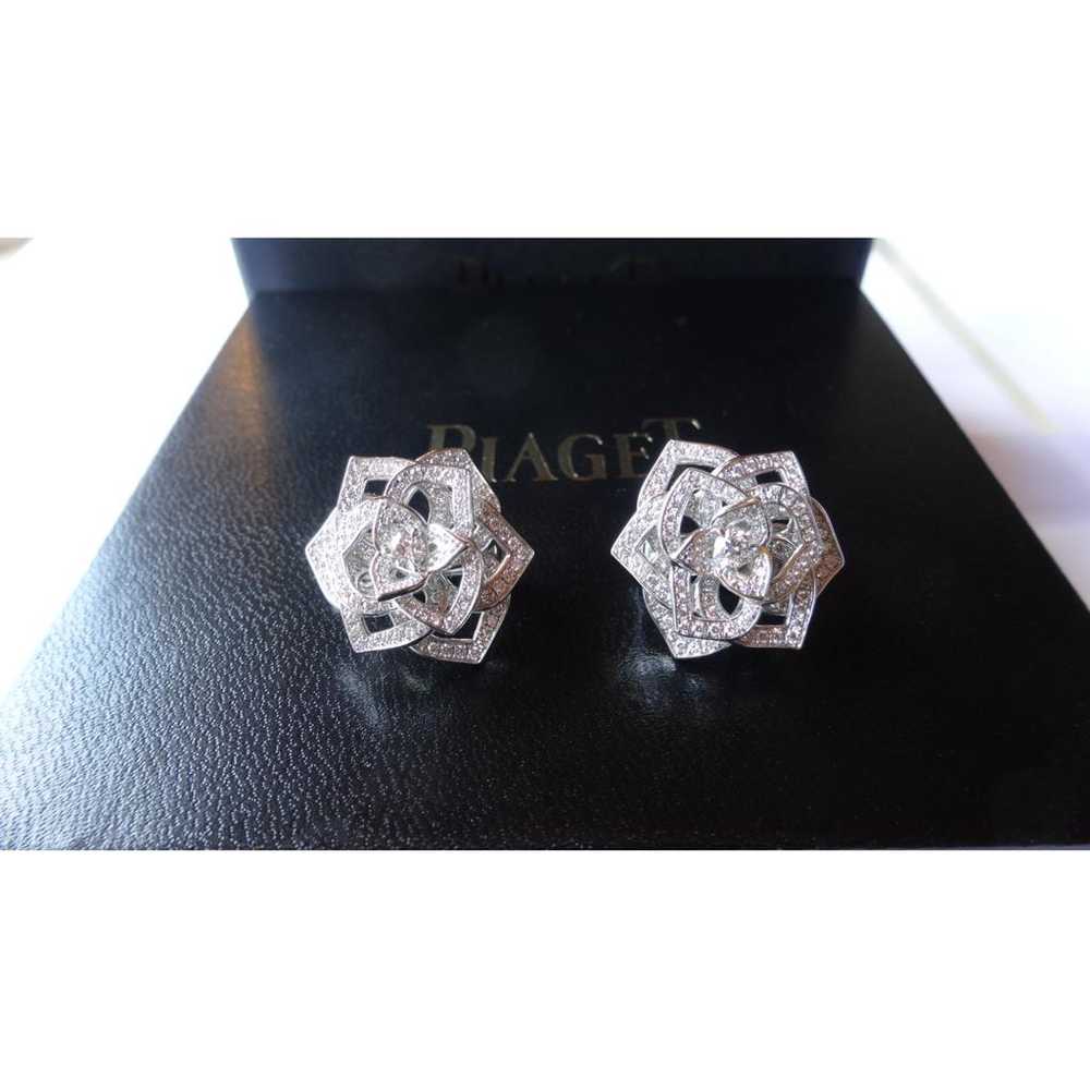 Piaget Piaget Rose white gold earrings - image 2