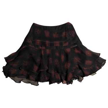 Galliano Silk mini skirt - image 1