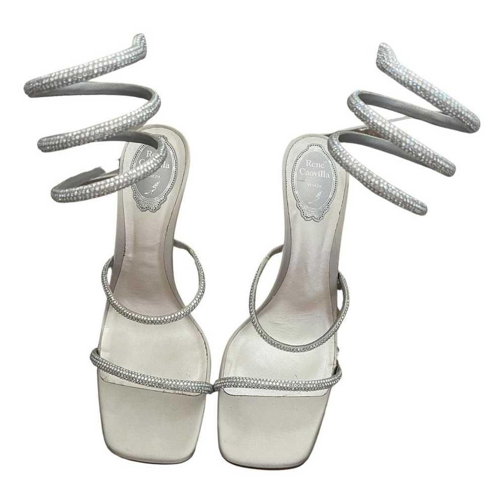 Rene Caovilla Leather sandal - image 1