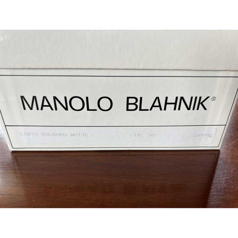 Manolo Blahnik Leather sandal - image 2
