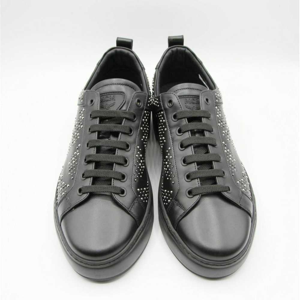 MCM Leather low trainers - image 2