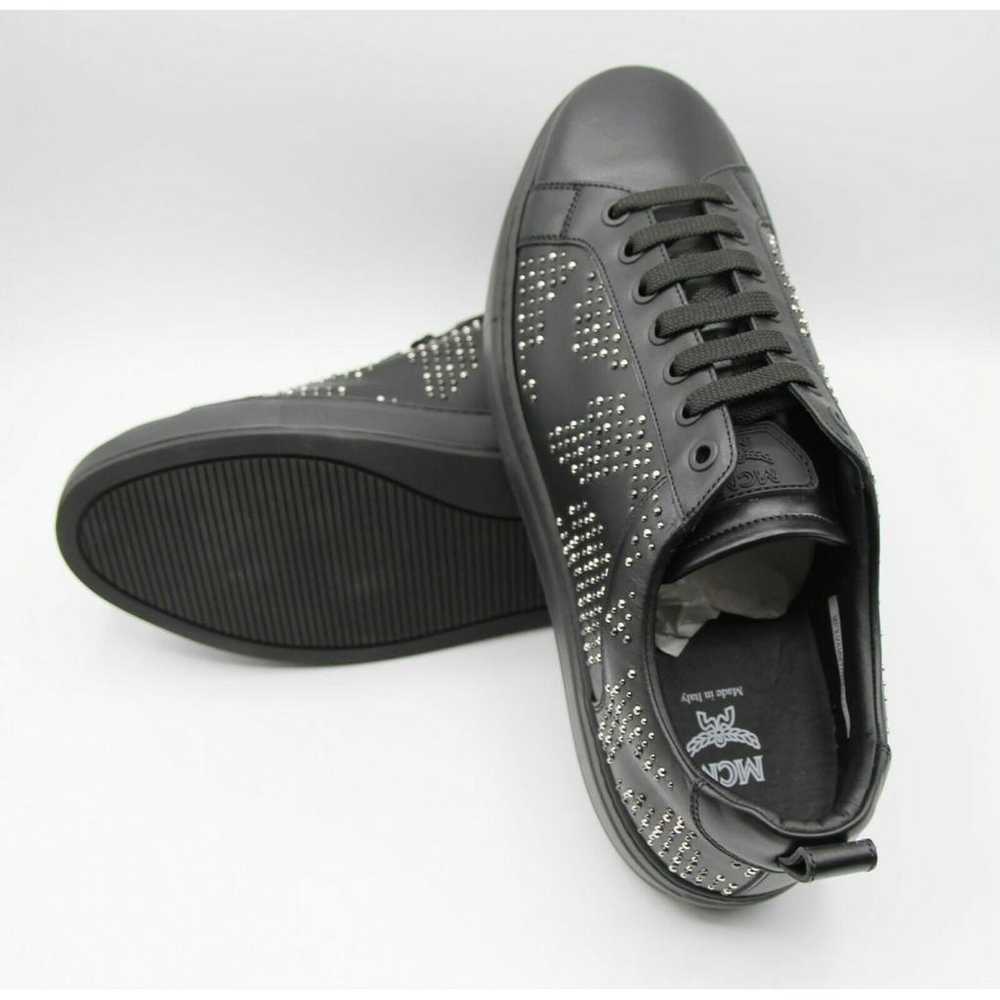 MCM Leather low trainers - image 3