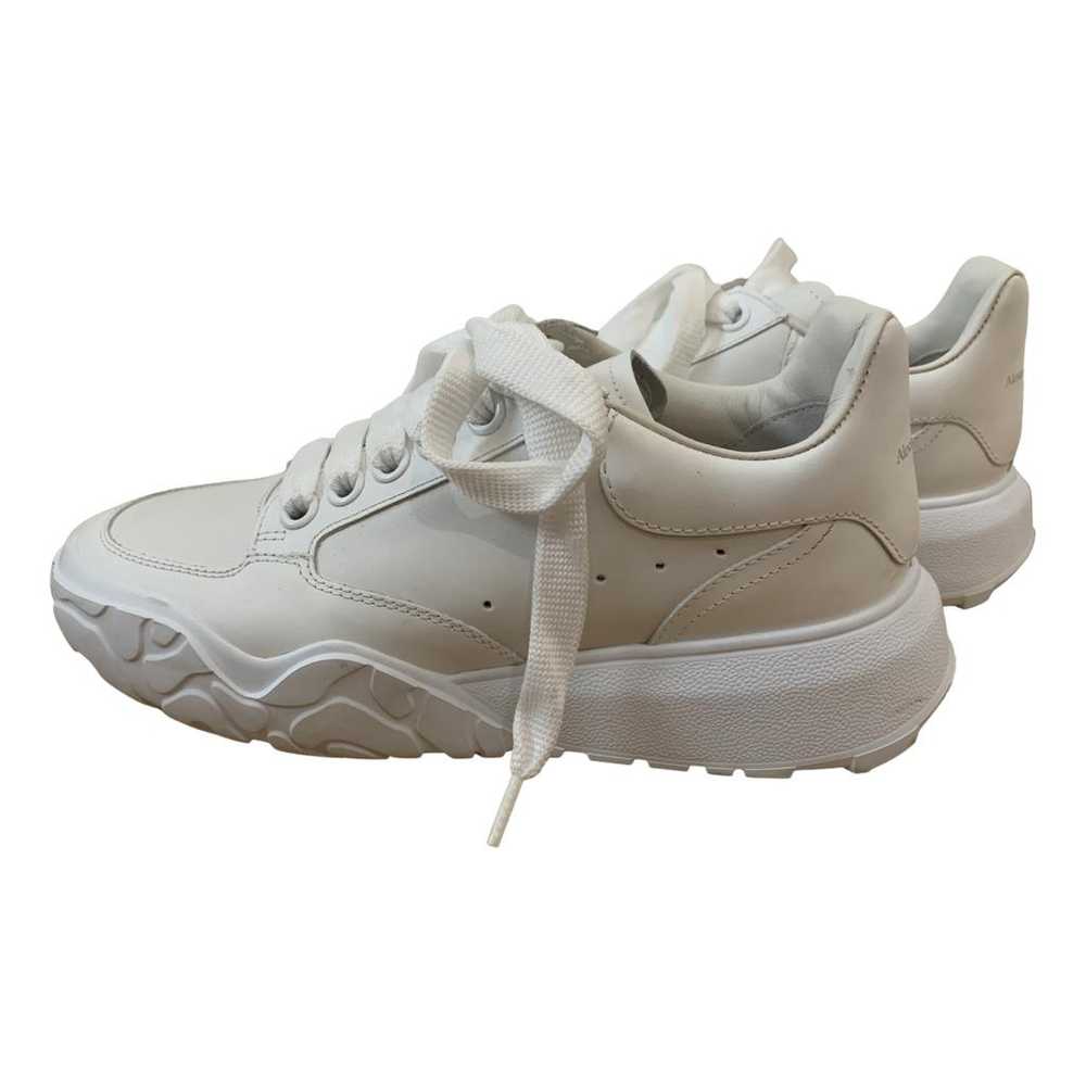 Alexander McQueen Court Trainer leather trainers - image 1