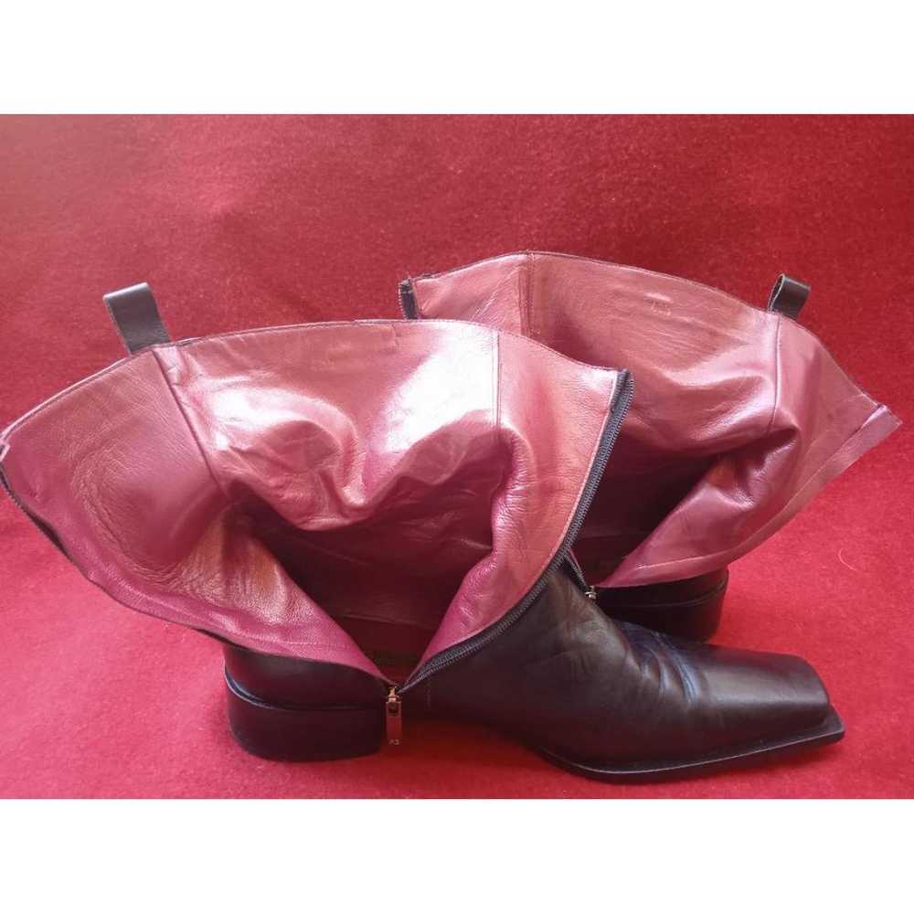 Alberto Gozzi Leather ankle boots - image 10