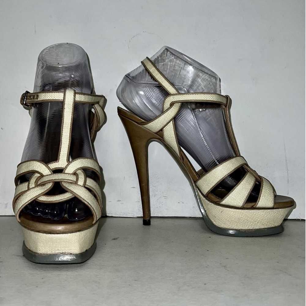 Yves Saint Laurent Tribute patent leather sandal - image 3