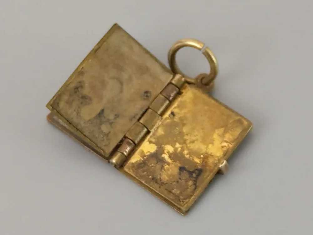 Irish Miniature Enamelled Souvenir Book Charm Ena… - image 3
