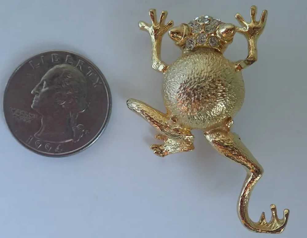 Vintage Collection Of Fabulous Frog Pin Brooches - image 3