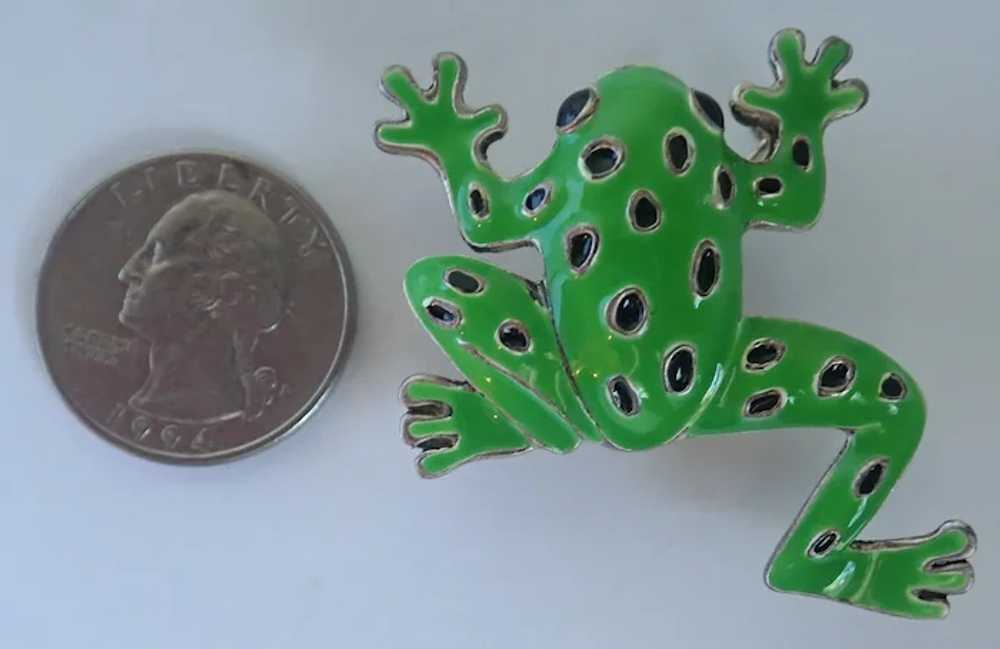 Vintage Collection Of Fabulous Frog Pin Brooches - image 5