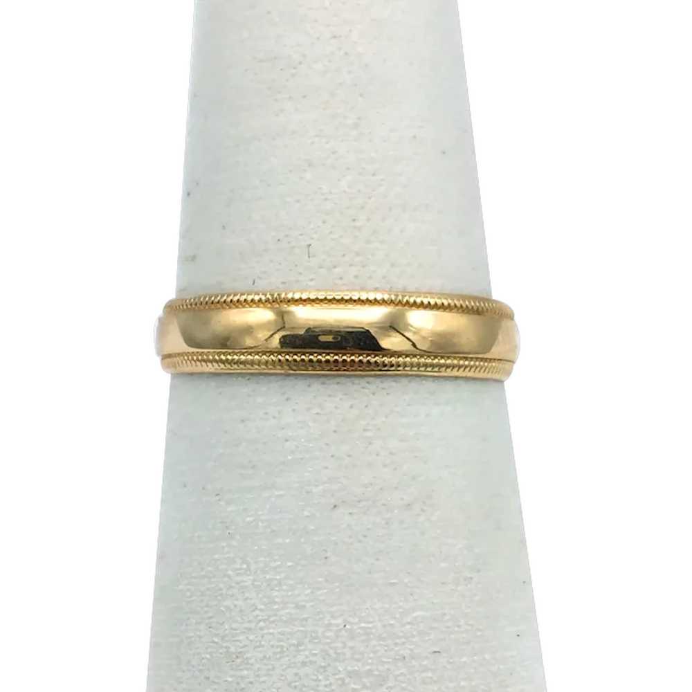 10K 4mm Gold Band - image 1