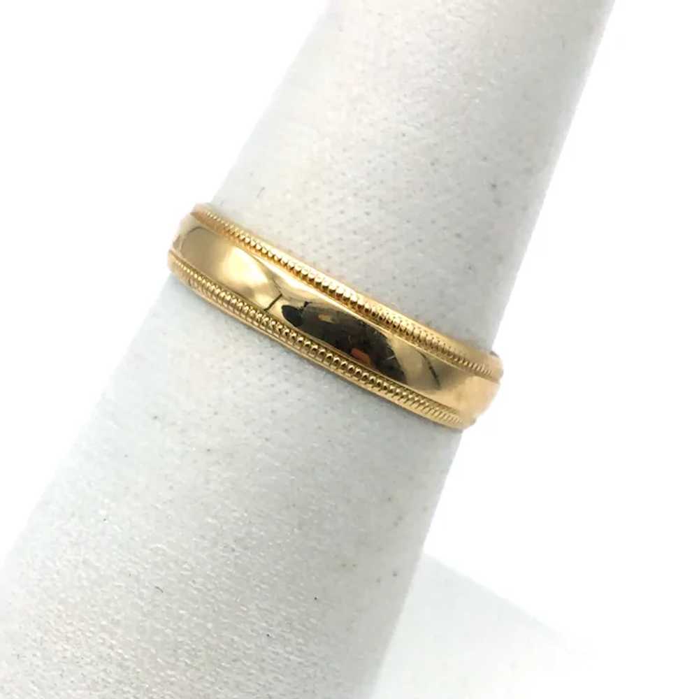 10K 4mm Gold Band - image 2