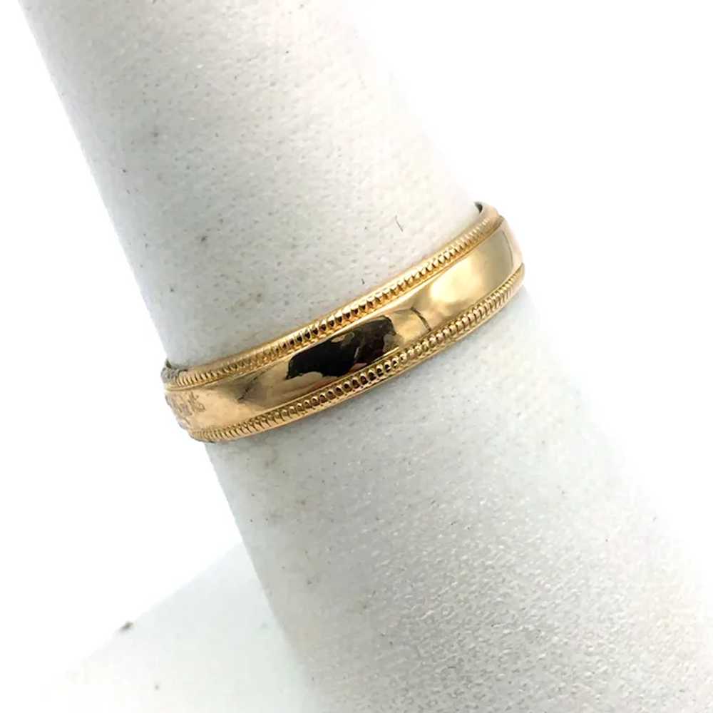 10K 4mm Gold Band - image 3