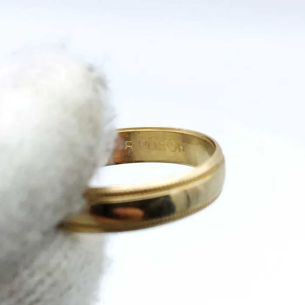 10K 4mm Gold Band - image 4