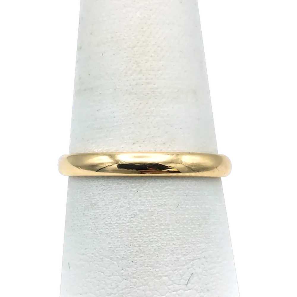 14K 3mm Gold Band - image 1