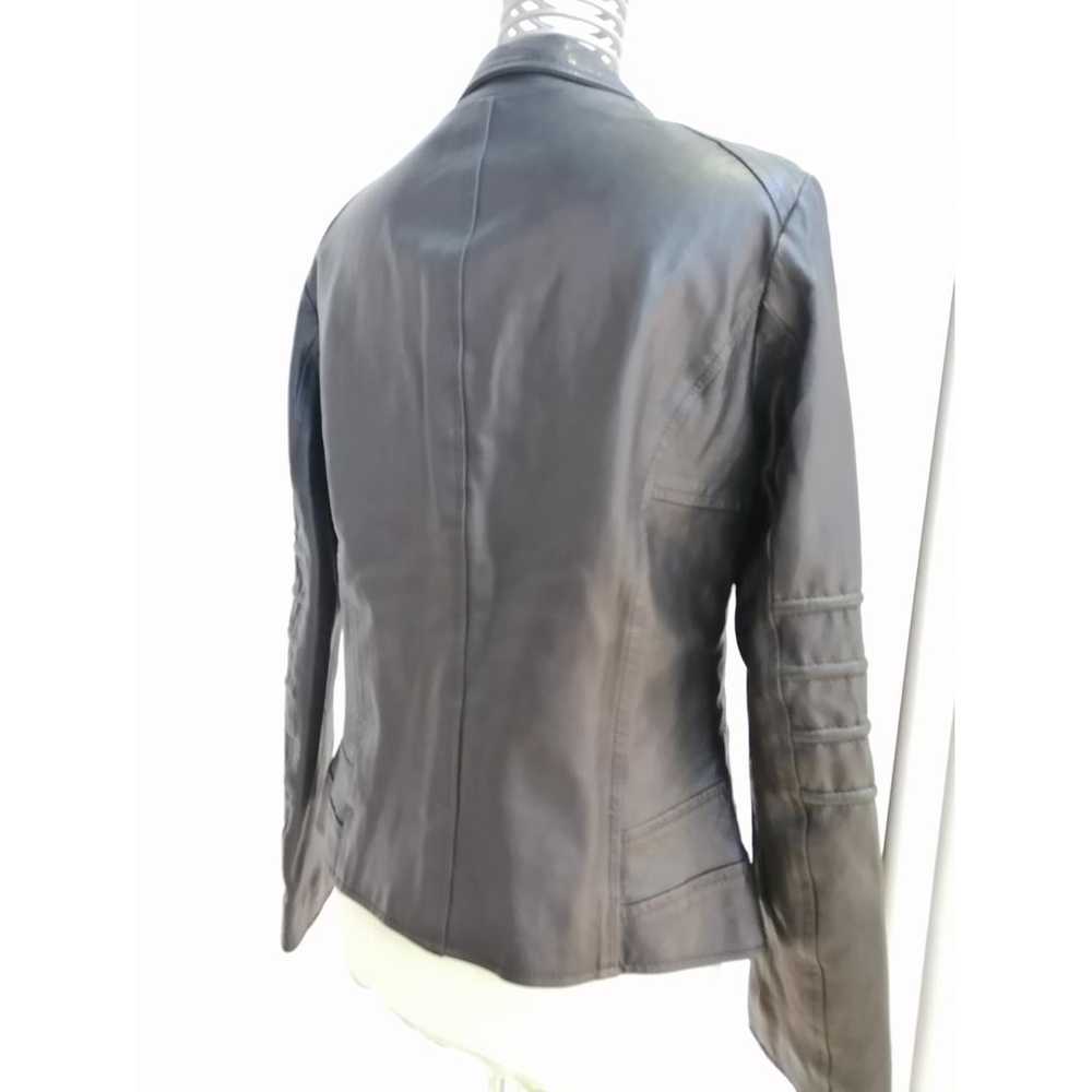 Salvatore Santoro Leather short vest - image 2