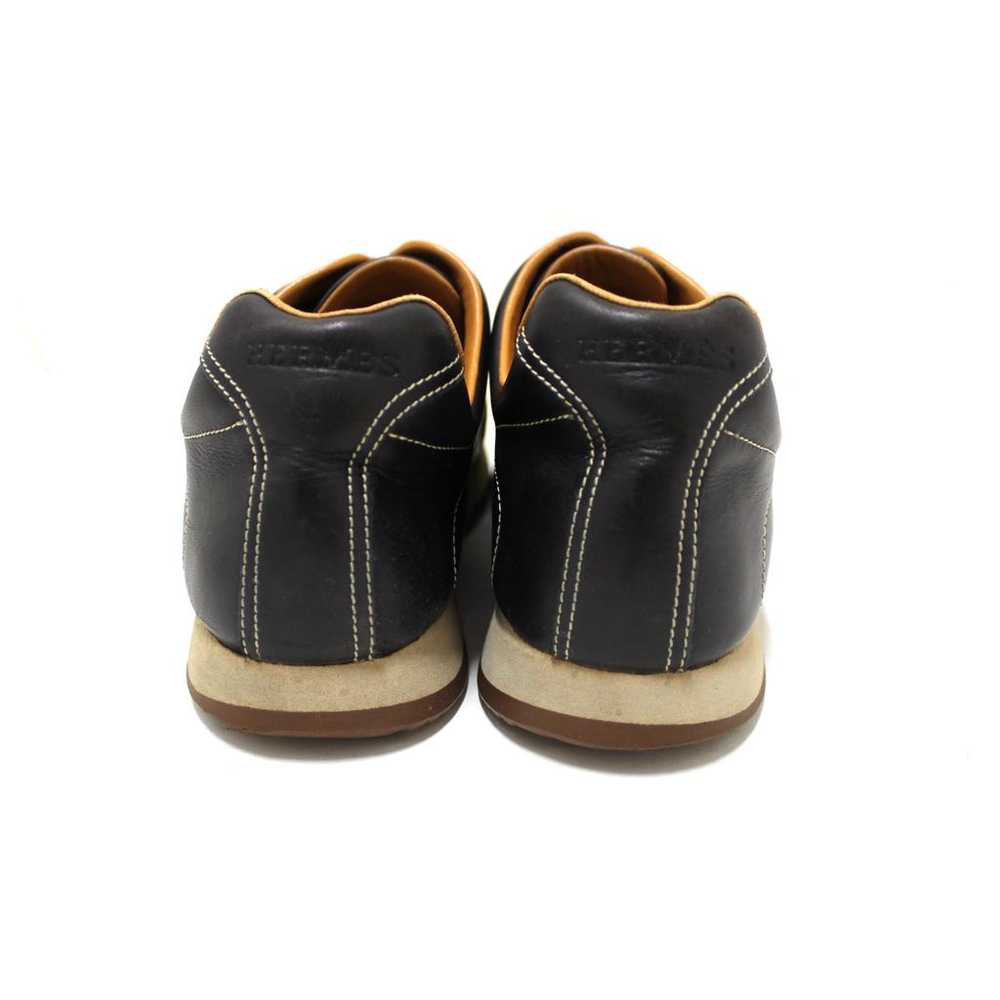 Hermès Leather trainers - image 5