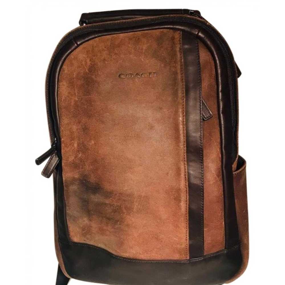 Coach Leather backpack - image 1