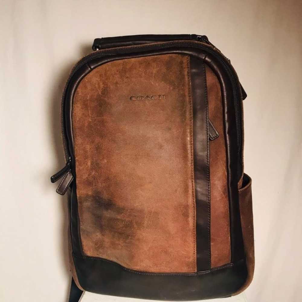 Coach Leather backpack - image 6