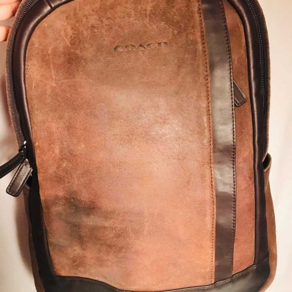 Coach Leather backpack - image 8