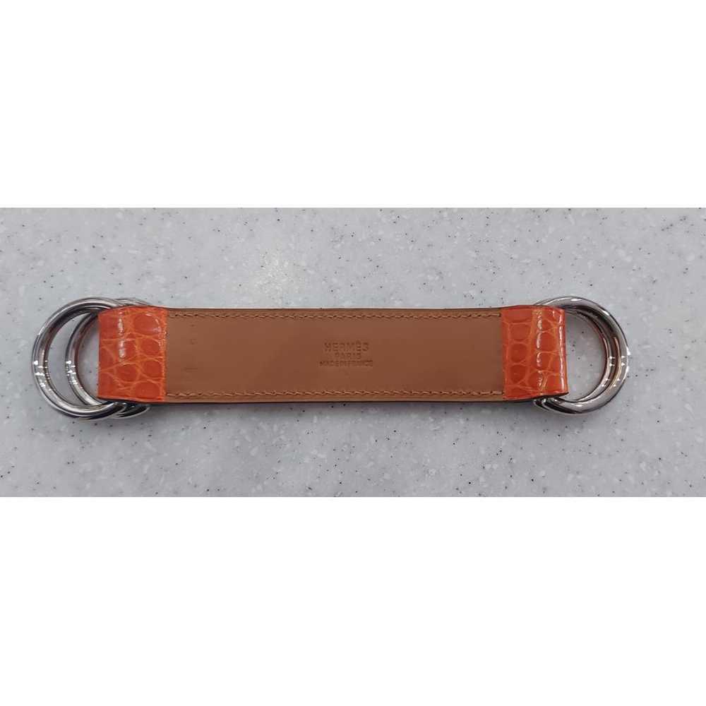 Hermès Boucle seule / Belt buckle crocodile belt - image 6