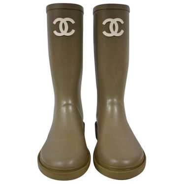 Chanel Wellington boots