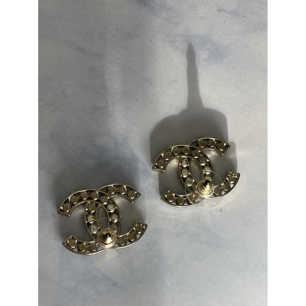 Chanel Cc crystal earrings - image 10