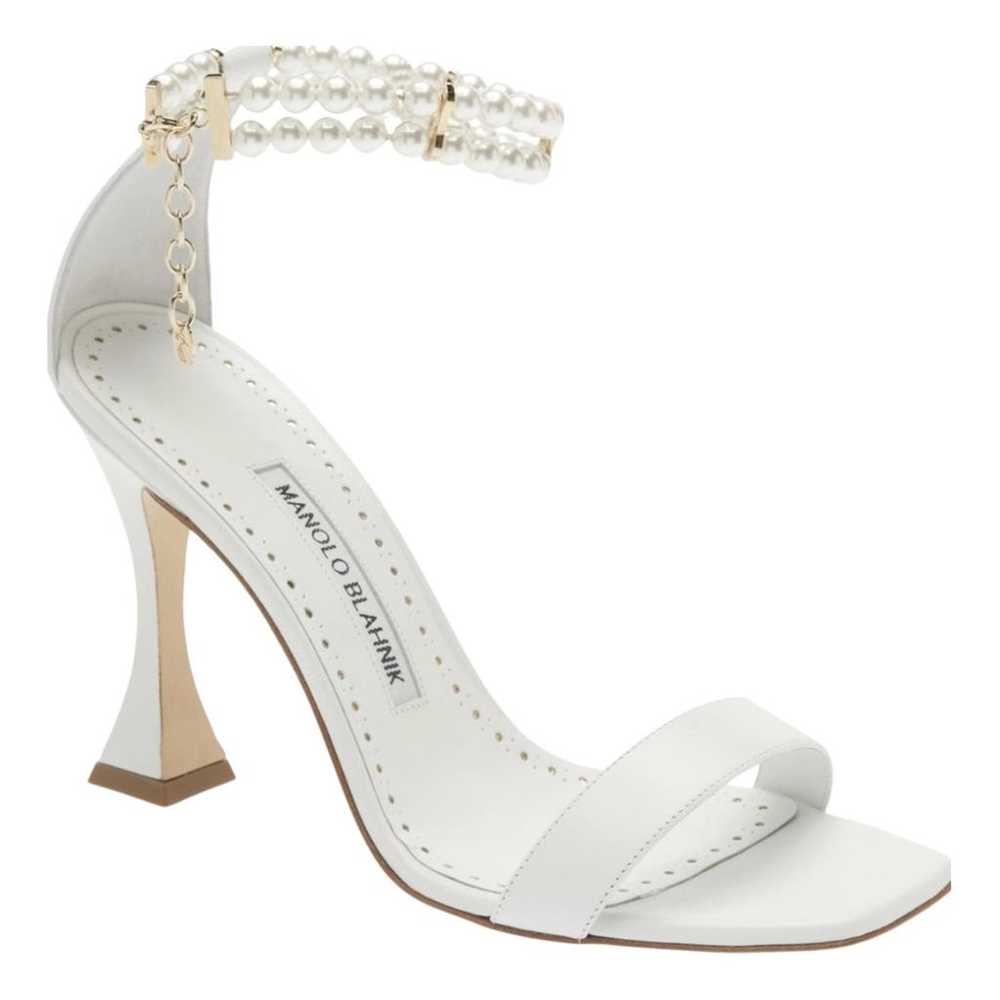 Manolo Blahnik Leather sandals - image 1