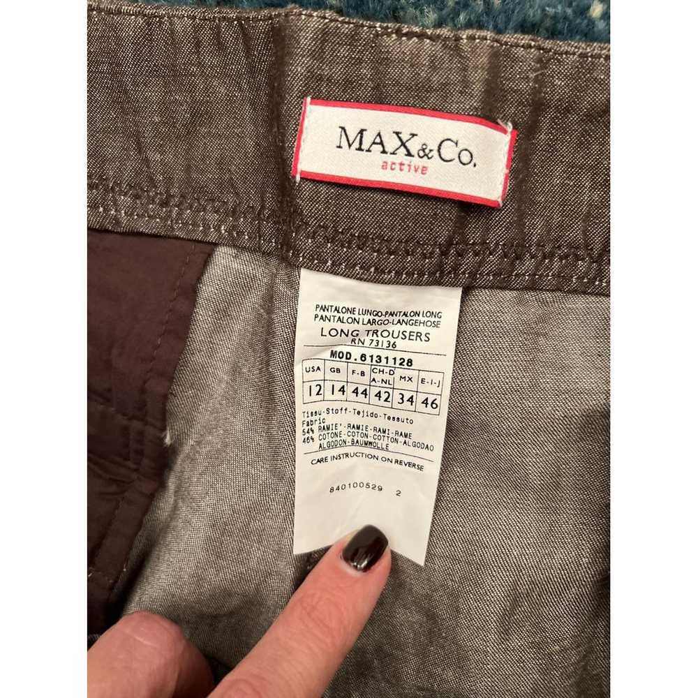 Max & Co Straight pants - image 2