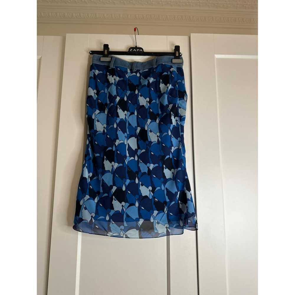 John Galliano Silk mini skirt - image 4