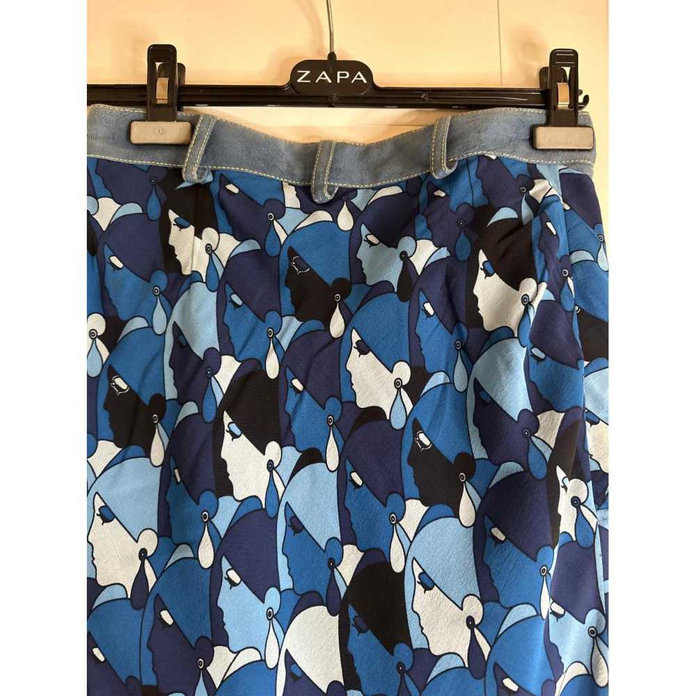 John Galliano Silk mini skirt - image 5