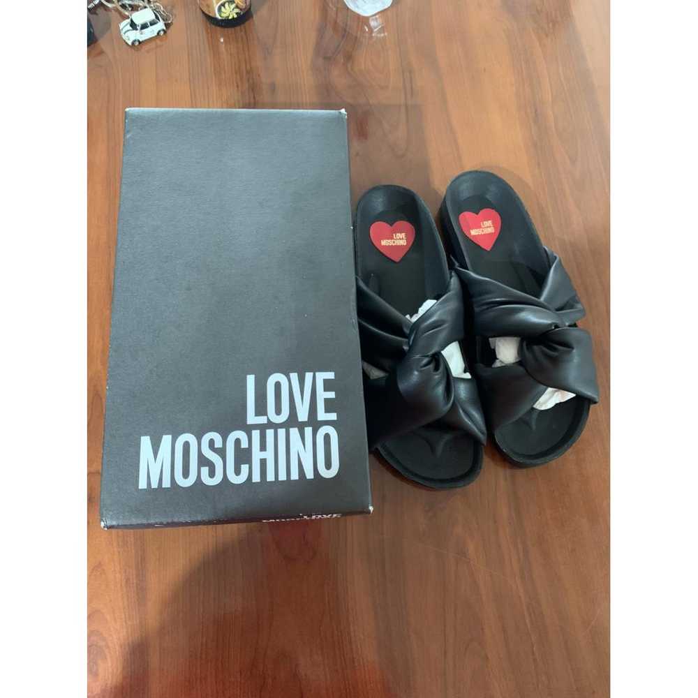 Moschino Love Leather sandal - image 7