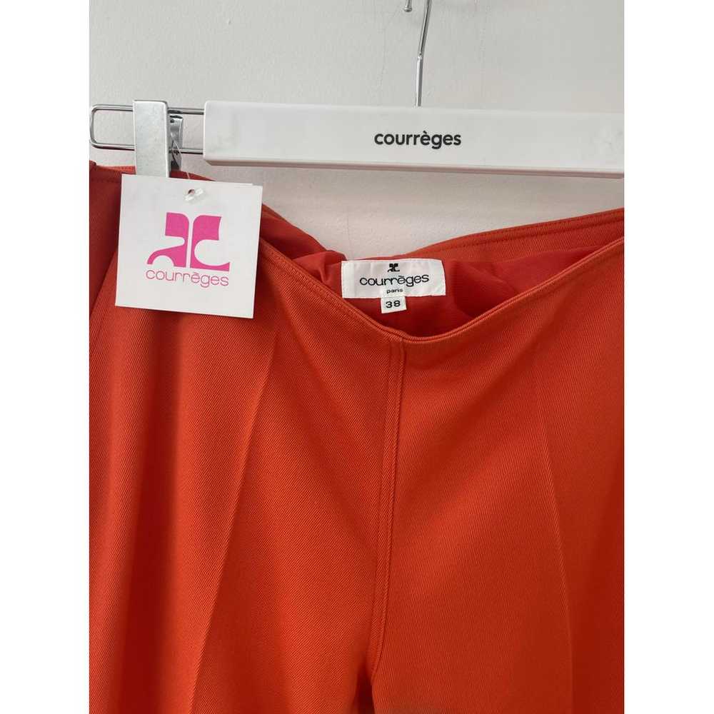 Courrèges Wool straight pants - image 3