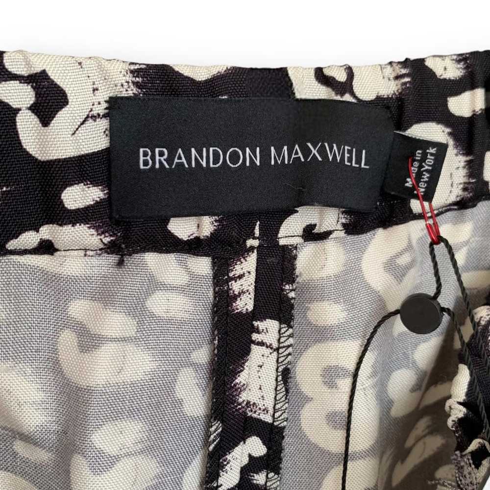 Brandon Maxwell Silk trousers - image 5