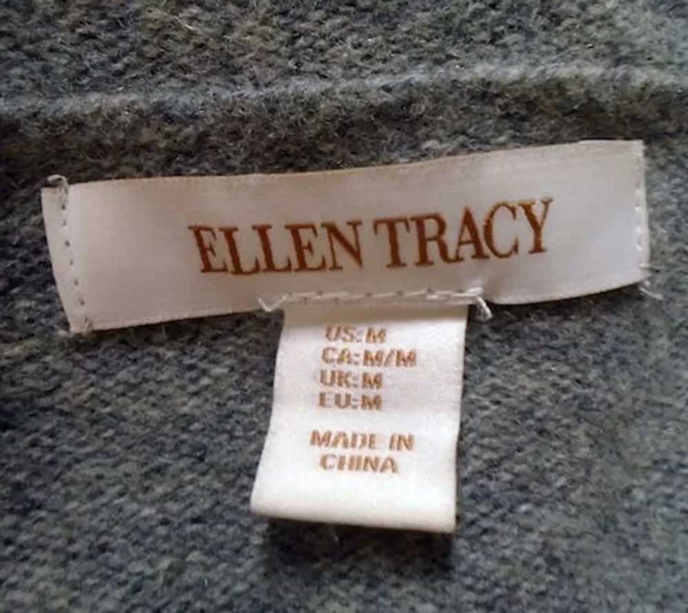 Oversized Long Wool Cardigan, Pockets, Ellen Trac… - image 9