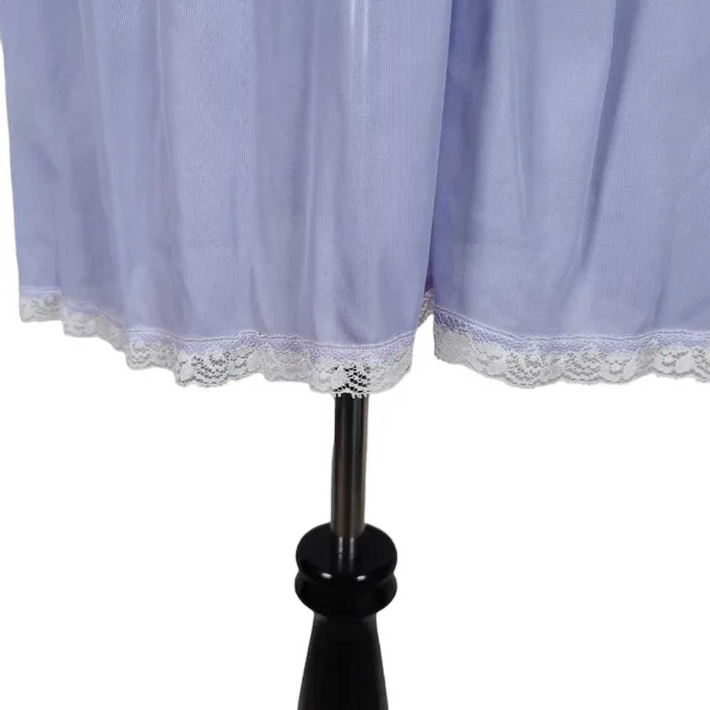 60s Sheer Nylon Chiffon Nightgown Size M/L Lilac … - image 8