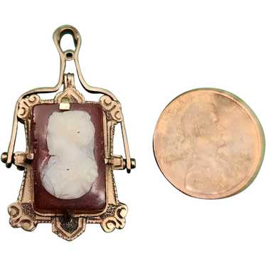 Cameo Double Sided Mourning Locket