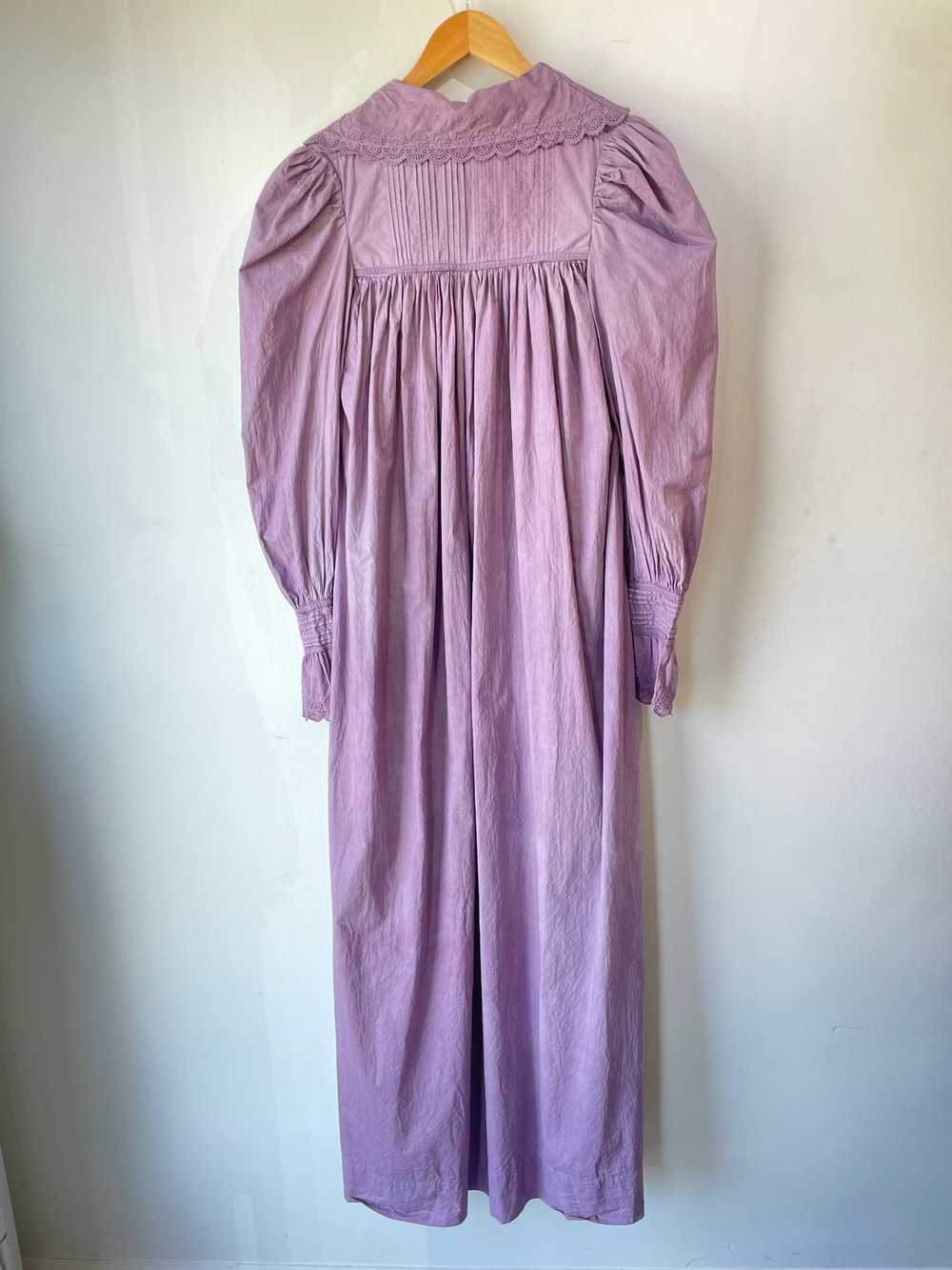 Vintage Purple Victorian Nightgown - image 7